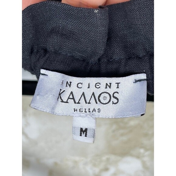 Ancient Kallos navy Linen Kaftan Dress - 100%
Handmade in Greece, Boho Maxi - Picture 12 of 12